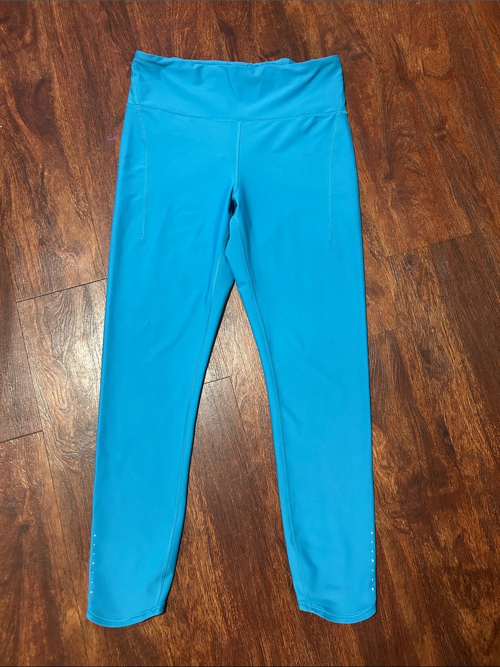 Athleta Bright Turquoise High-Rise Leggings